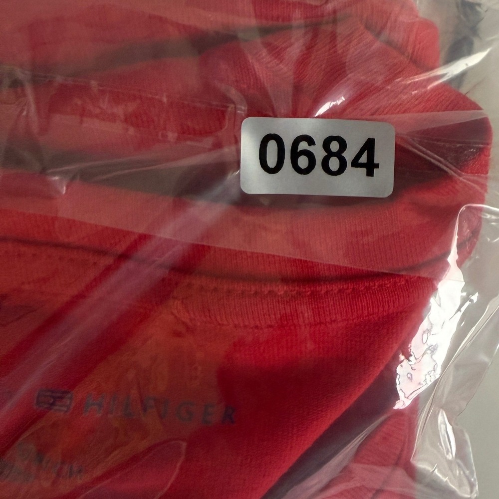 Tommy Hilfiger Womens Red Studded Logo T-Shirt Mini Dress A1GA1KQ7 NWT Small - Picture 9 of 9